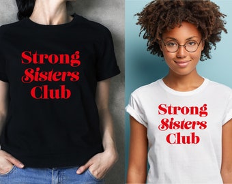 Strong Girls Club Charcoal TShirt 