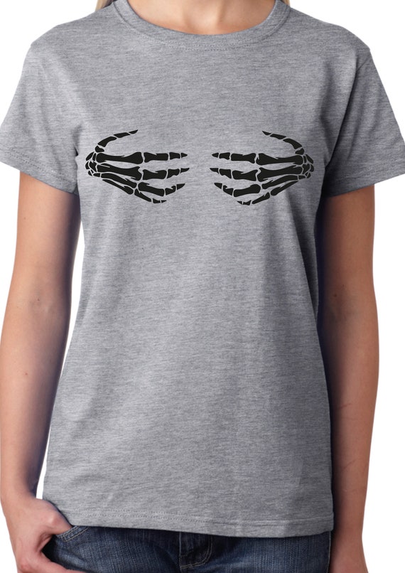 shirt Funny Rude Halloween Bones | Etsy 