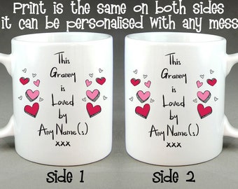 This Granny Is Loved By (Any Name) Personalised Mug Mother's Day Gift