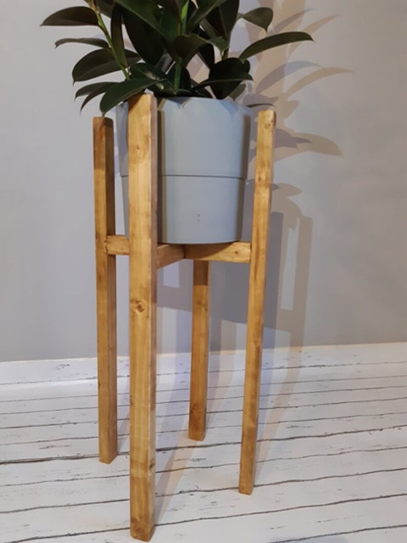Real Wood Handmade Plant Flower Pot Stand Holder Display Shelf Etsy UK