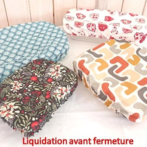 Charlotte pour plat rectangulaire ou ovale en coton enduit motif au choix zéro déchet