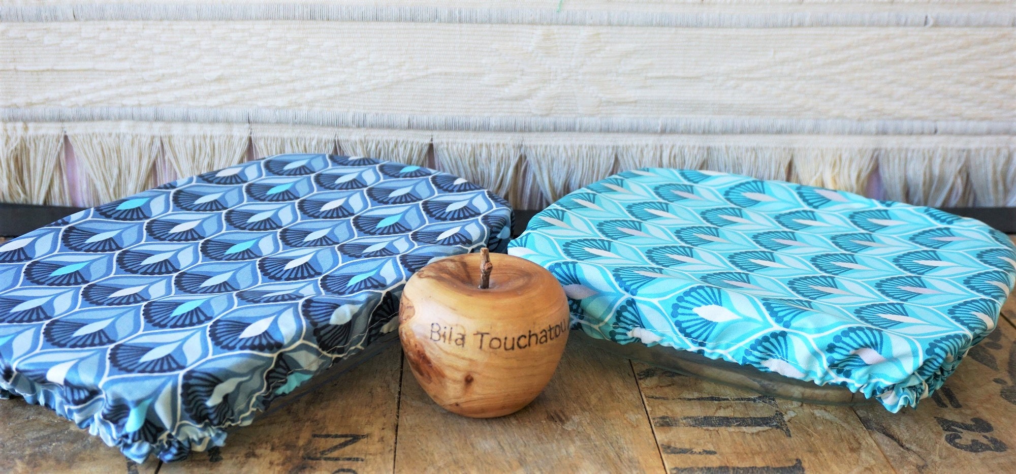 Charlotte Pour Plat à Four, en Coton Enduit, Couvre Plat, Rectangulaire ou Ovale, Zéro Déchet , Fête