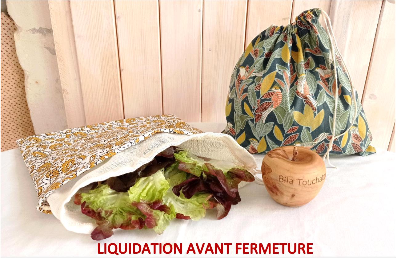 Pochon Sac Legume Reutilisable Sac En Coton Bio Pour Produits Vrac