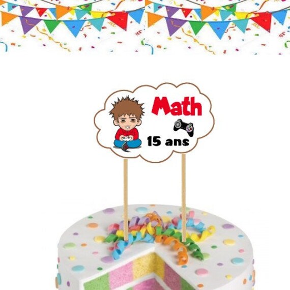 Decoration De Gateau Adolescent Cake Topper Personnalise Etsy Decoration De Gateau Adolescent Cake Topper Personnalise Etsy