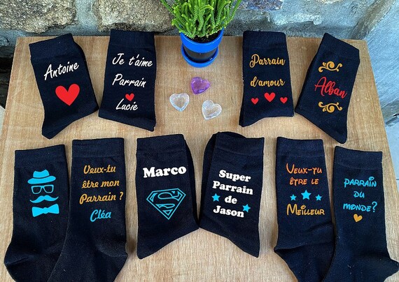 Chaussette prenom sale