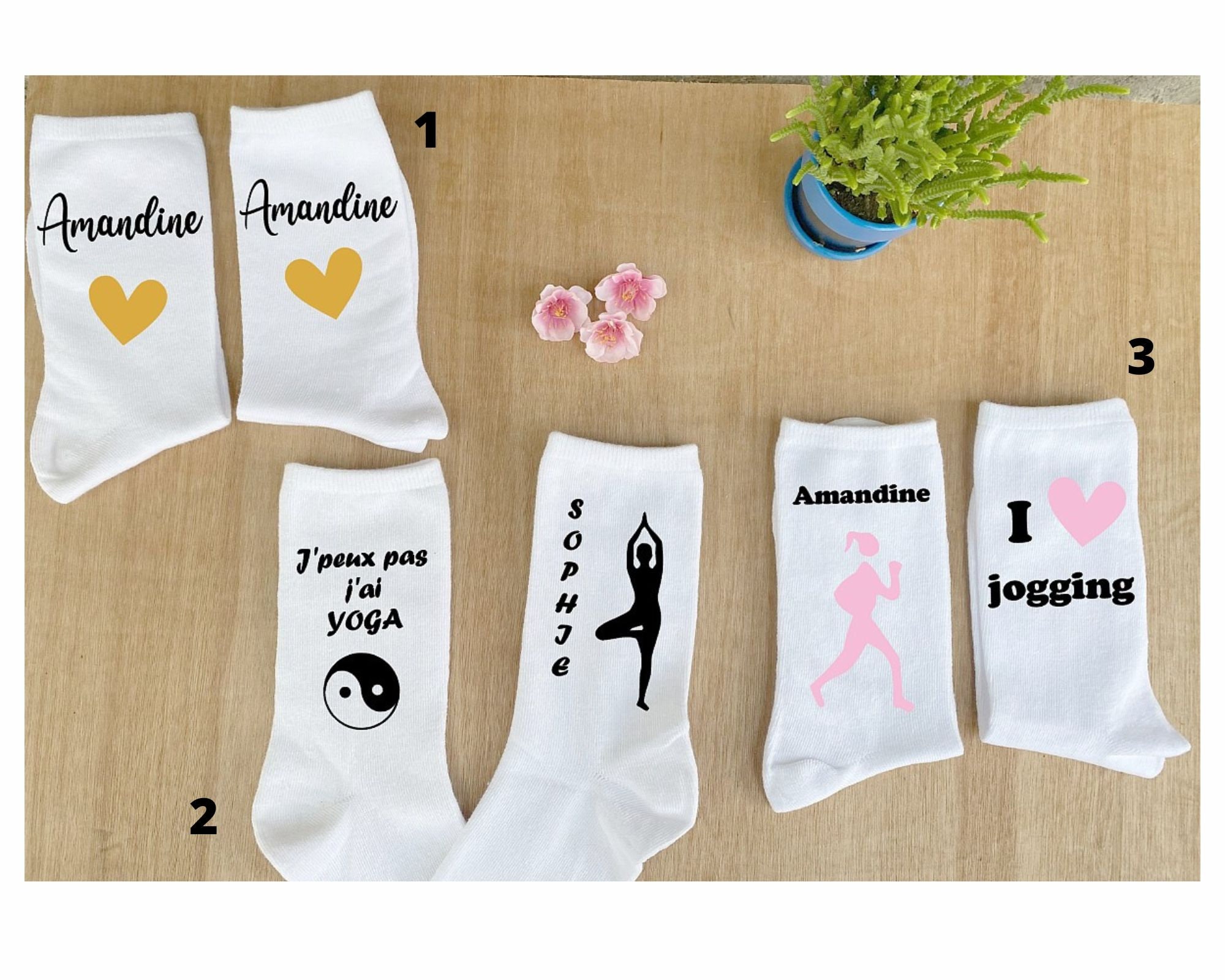 Lilisilk Lot De 6 Paires De Chaussettes De Pilates Antidérapantes