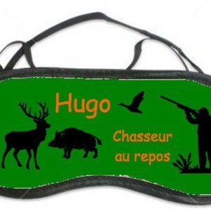 Masque de nuit de sommeil personnalisé, 8 modèles pour homme au choix chasse