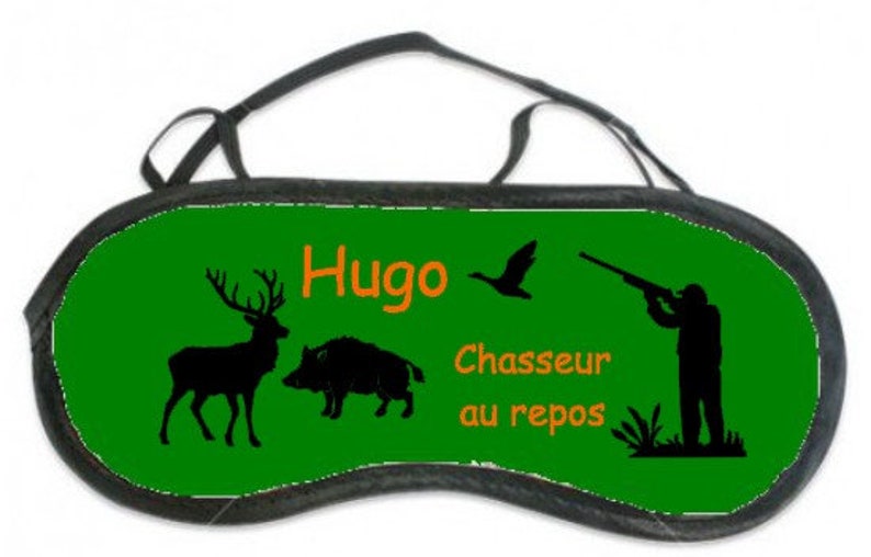 Personalized night sleep mask, 8 models for men to choose from chasse