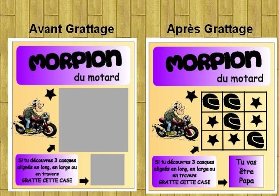 Ticket A Gratter Annonce De Grossesse Ou Autre Jeu Du Morpion Etsy