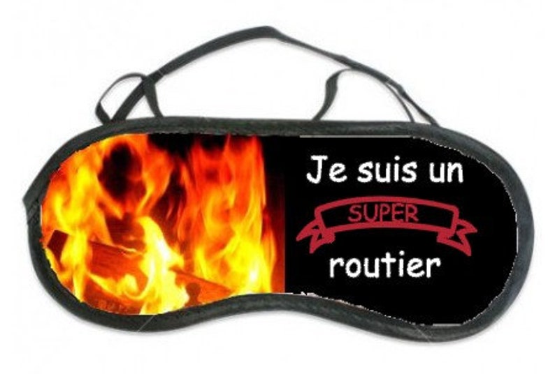 Personalized night sleep mask, 8 models for men to choose from pompier