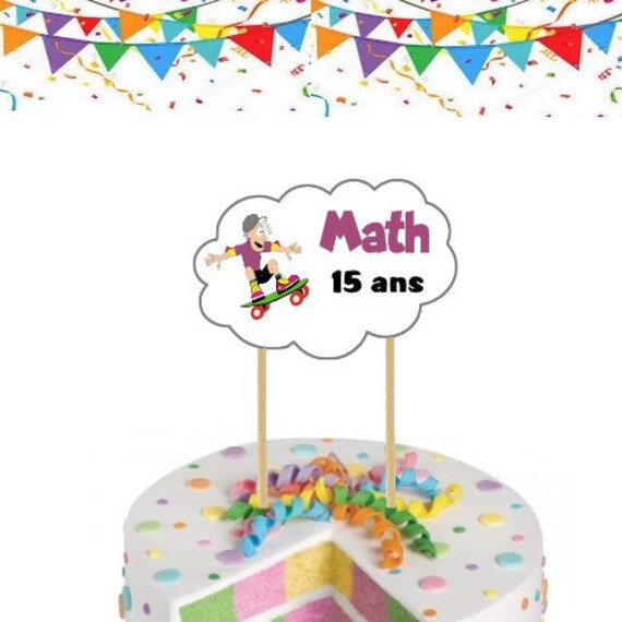 Decoration De Gateau Adolescent Cake Topper Personnalise Etsy Decoration De Gateau Adolescent Cake Topper Personnalise Etsy