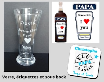 Verre à Pastis personnalisable Pêcheur