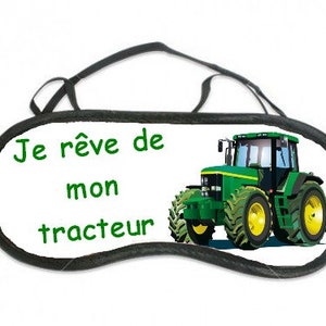 Personalized night sleep mask, 8 models for men to choose from tracteur