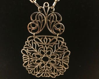 hectagon necklace etsy