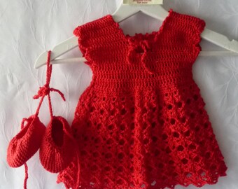 Robe Bebe Crochet Etsy