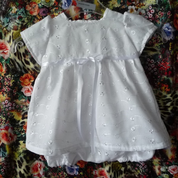 robe et bloomer, 1/3 mois, robe de fête, ensemble robe et bloomer,