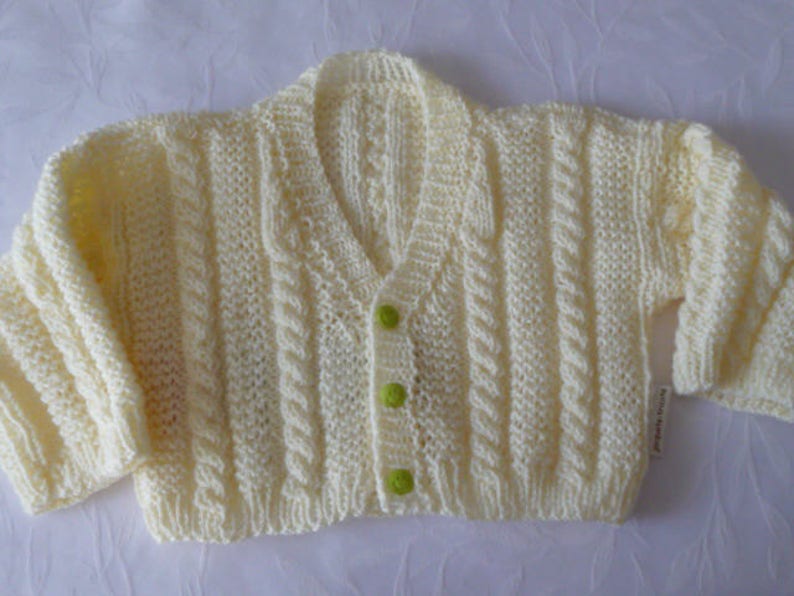 handmade knit. unisex kids vest vest twists 69 months child vest
