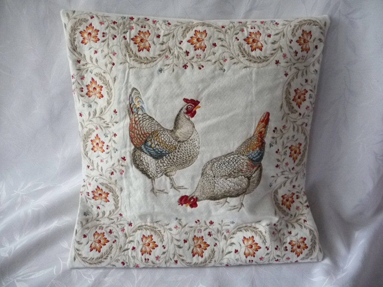 Housse de Coussin Tapisserie , Toile Coton, Édition Limitée