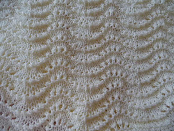Birth Gift Shawl Baby Blanket Handmade Knit Etsy UK