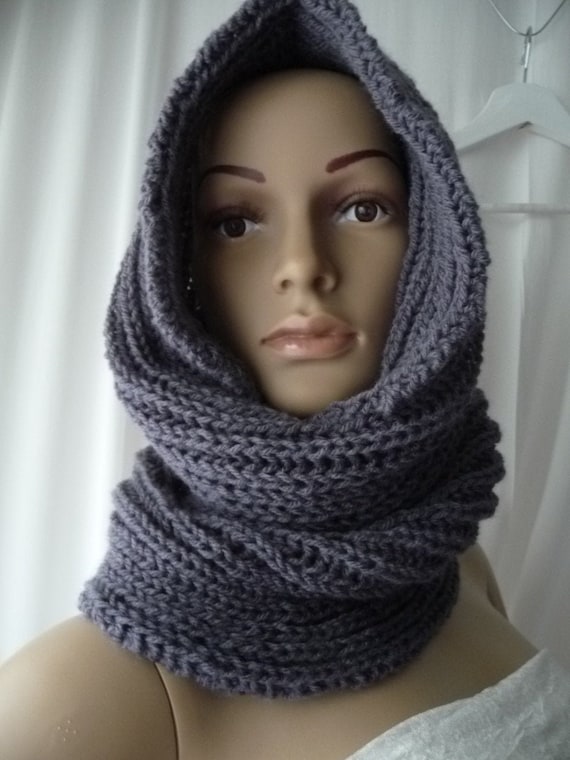 Hooded snood scarf 2025