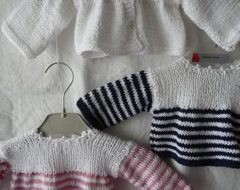 cotton baby bra, handmade knit, birth gift,