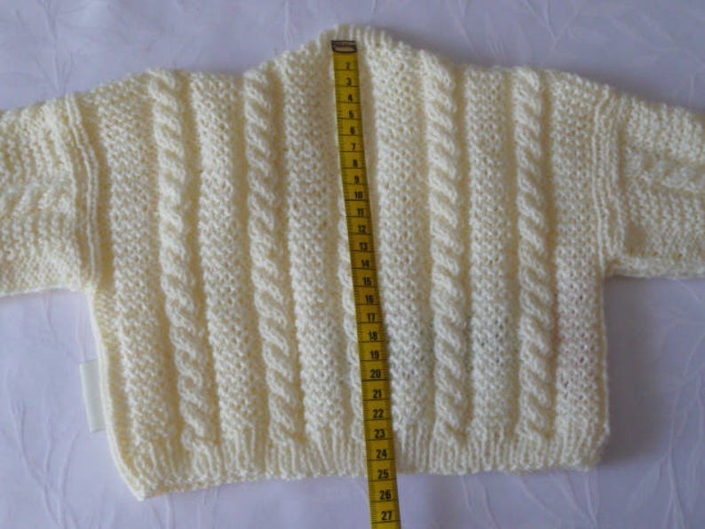 handmade knit. unisex kids vest vest twists 69 months child vest