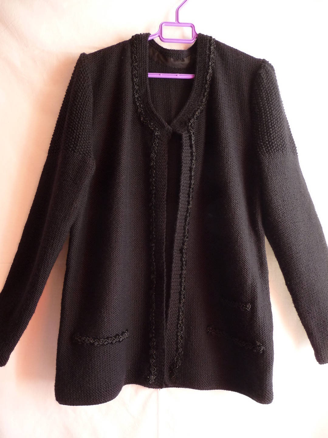 Wolle Damen Strickweste Ohne Ã¤ärmel Schwarz Lange Strickjacke Mit