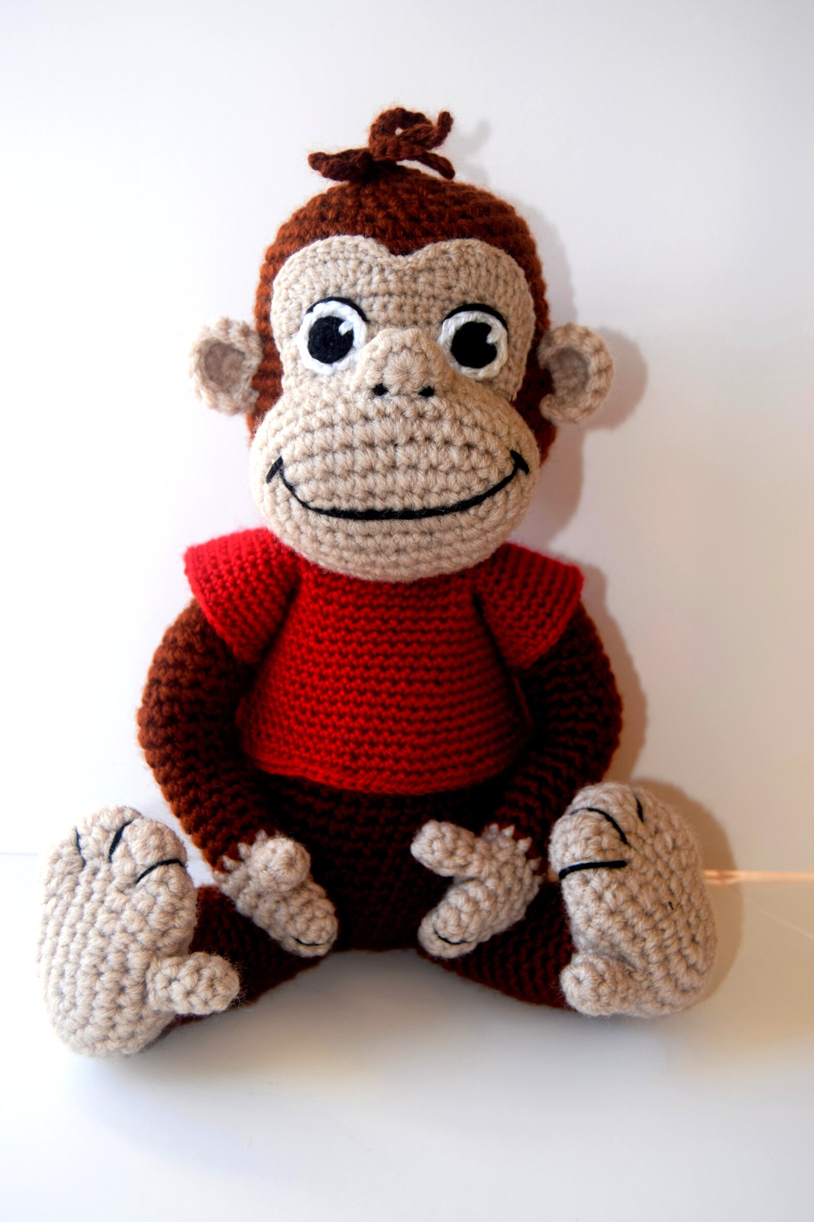 Curious Crochet Doll Pattern in American English Etsy