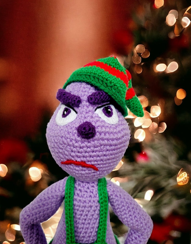 The Naughty Christmas Elf Amigurumi Pattern in American English Crochet Terms image 4