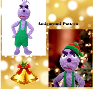 The Naughty Christmas Elf Amigurumi Pattern in American English Crochet Terms image 7