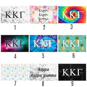 Pro-Graphx Kappa Kappa Gamma Sorority Flag - 3&#39; x 5&#39;