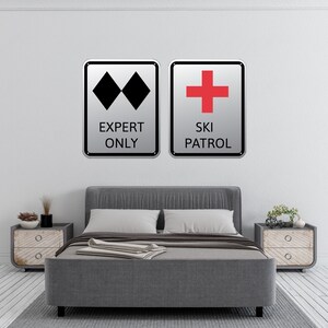 Ski Resort Schilder - 22 &quot;x 18&quot;