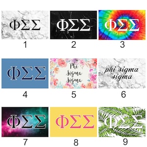 Pro-Graphx Phi Sigma Sigma Sorority Flag - 3&#39; x 5&#39;