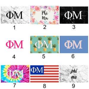 Pro-Graphx Phi Mu Sorority Flag - 3' x 5'