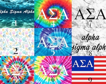 Pro-Graphx Alpha Sigma Alpha Sorority Flag - 3' x 5'