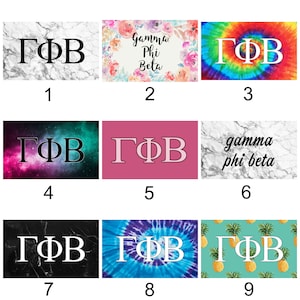 Pro-Graphx Gamma Phi Beta Sorority Flag - 3&#39; x 5&#39;