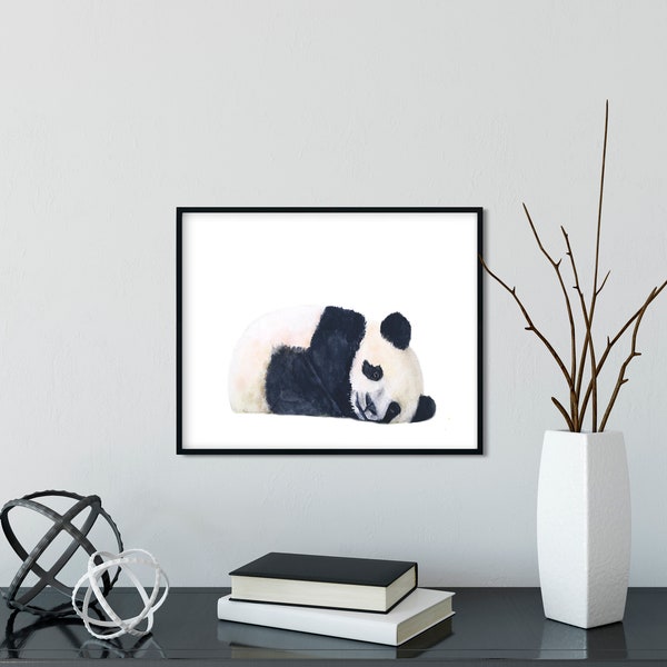 Watercolor Panda Poster