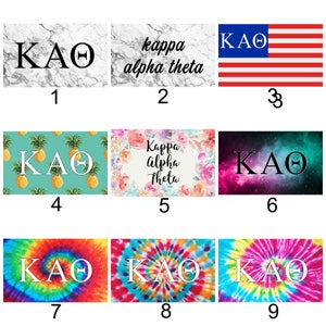 Pro-Graphx Kappa Alpha Theta Sorority Flag - 3&#39; x 5&#39;