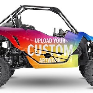 Pro-Graphx CUSTOM Side by Side Vinyl Wrap Decal Kit SXS Design - Polaris RZR, Can-Am, & Arctic Cat - Multiple Make and Models!