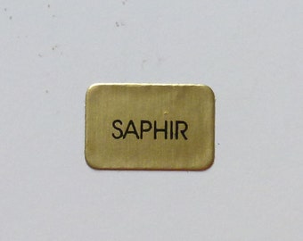 50 SAPHIR-ETIKETTEN goldfarbene Schmucketiketten Schmucketiketten Schmucketiketten Schmucketiketten feine Steine