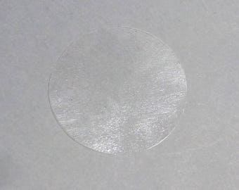 50 TRANSPARENT TABLETS 3 cm transparent round tablet gift packaging gift stickers supplies invisible gift packaging
