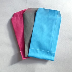 30 TASCHE IN CARTA KRAFT SEMPLICI 7x12 cm sacchetto regalo semplice carta grigia rosa blu turchese sacchetto carta kraft turchese sacchetto carta kraft rosa neon