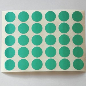 30 PELLETS 2 cm METALLIC GREEN, runde Pellets, metallic grün, Geschenkverpackung, Zubehör, Geschenkverpackung, Scrapbooking, runder Aufkleber