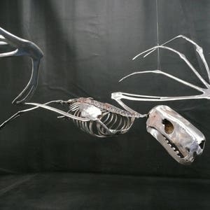 Metal Bat Skeleton in flight