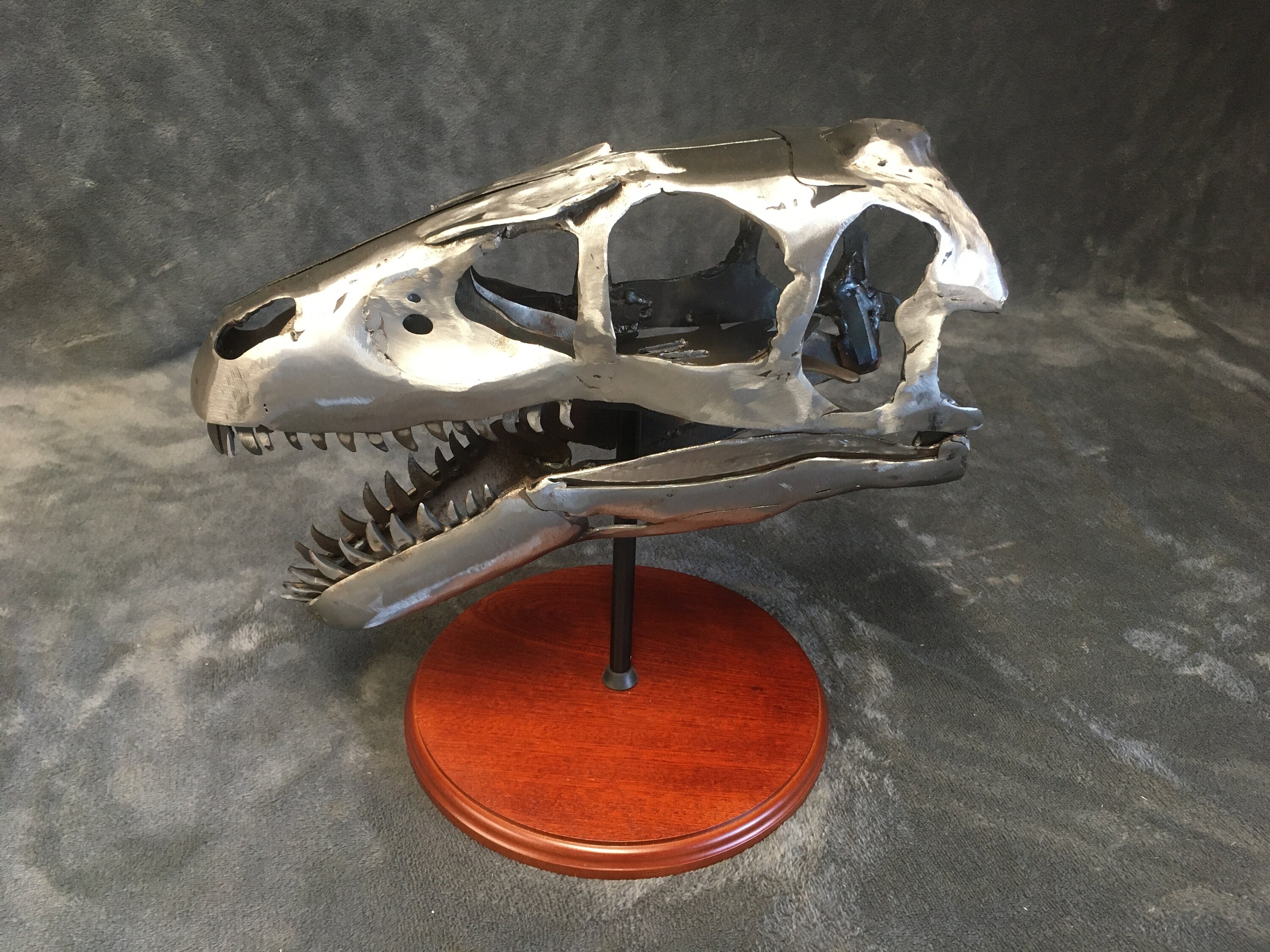 Utah Rapter Head Handmade Welded Utahraptor Skull - Etsy