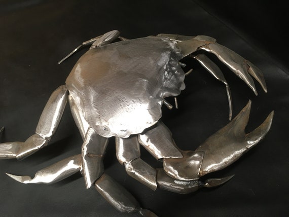 Handmade Welded Crab Sculpture - Carcinus Maenus - Etsy