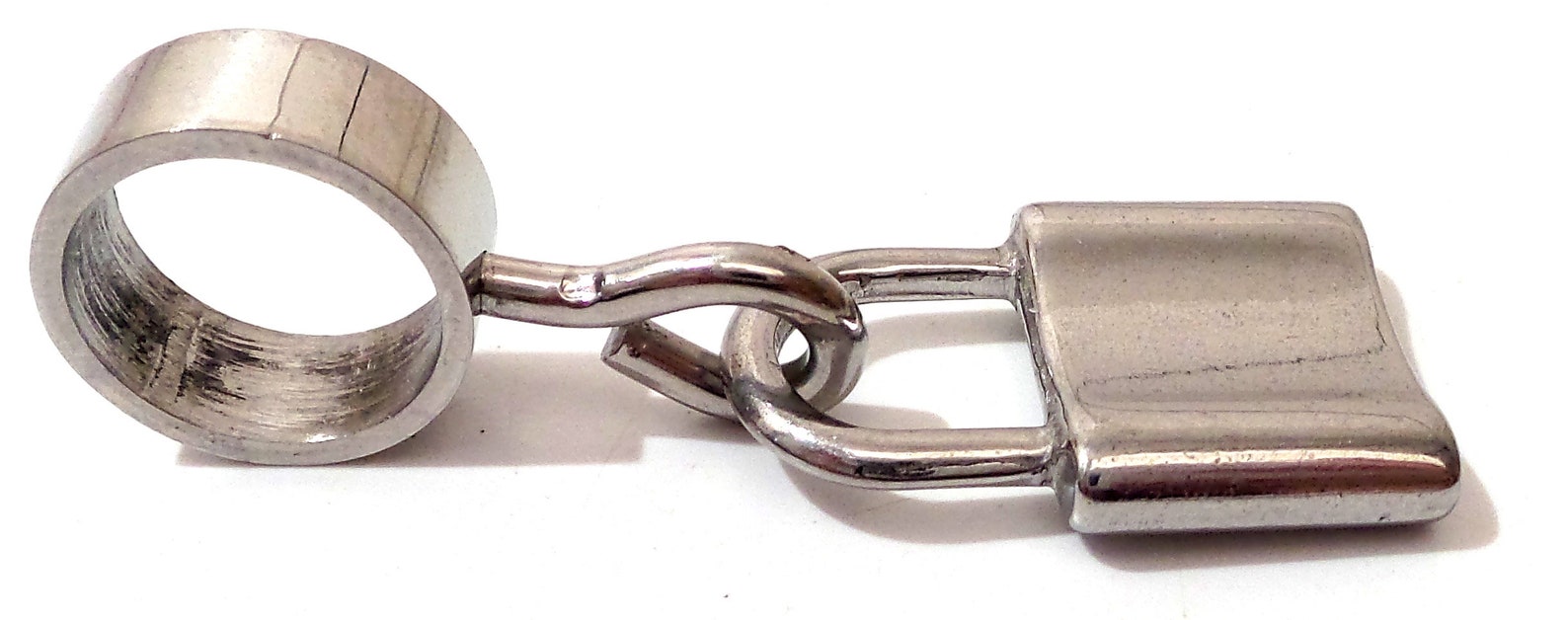 Faux Padlock Pendant for 8mm Rolled Stainless Steel Collars Etsy
