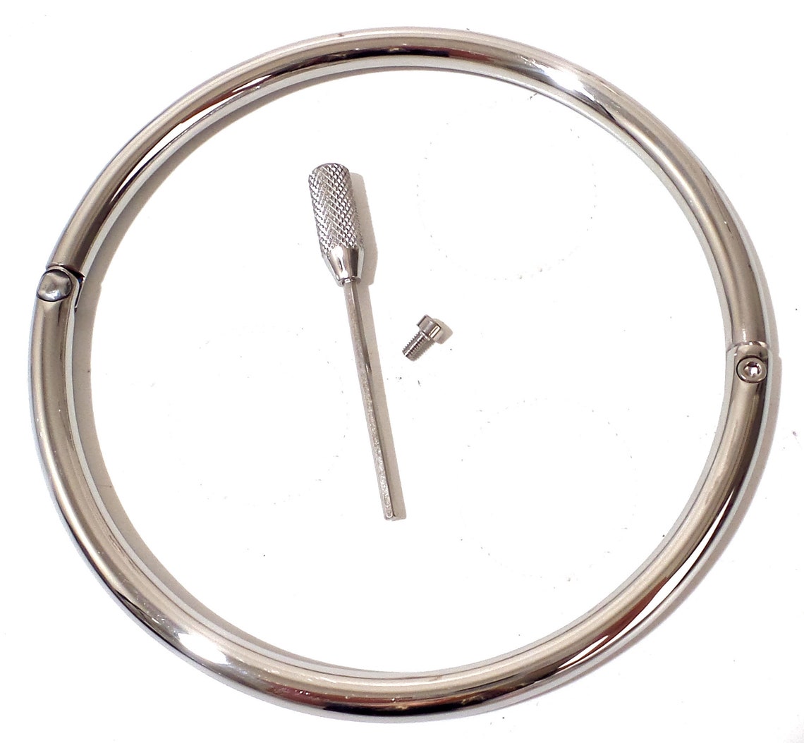 Stainless Steel Locking Eternity Collar 24/7 Wear Etsy