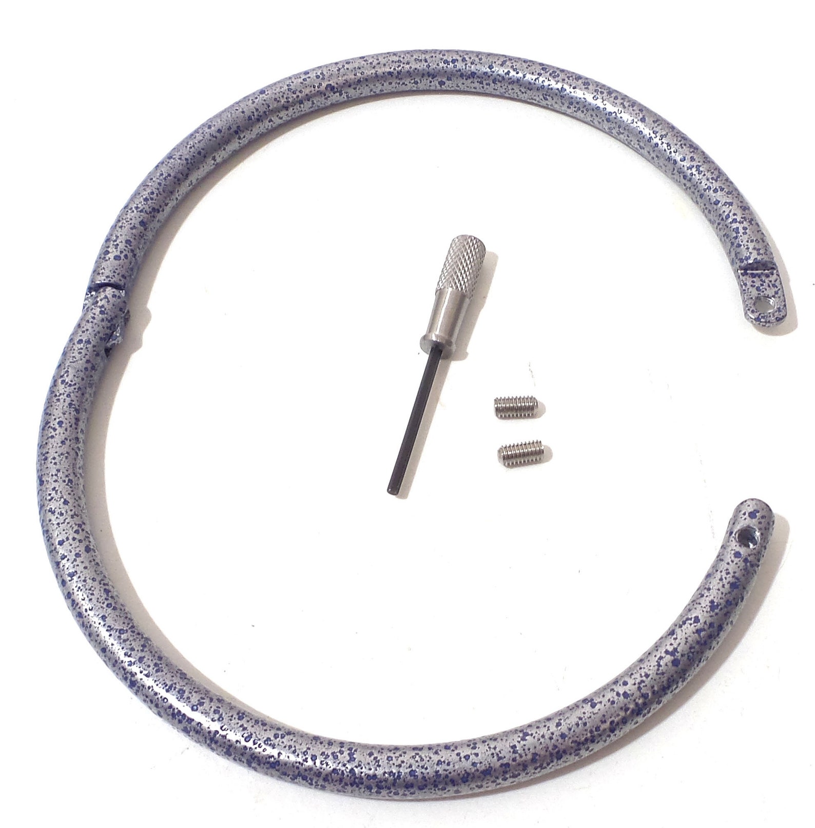 Lightweight Locking Satin Aluminum Eternity Collar Silver and Etsy