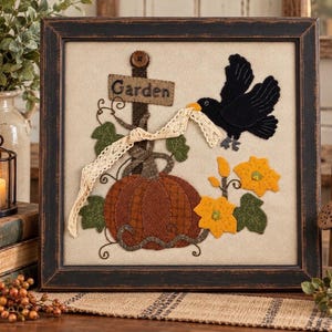 Mailed Pattern Only! For My Nest!  wool appliqué free download at tripleRmercantile.com